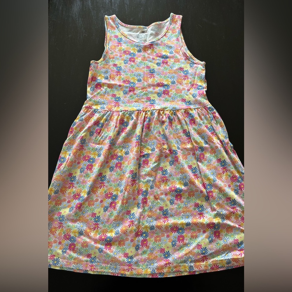 H&M Multicolor Floral Print Dress